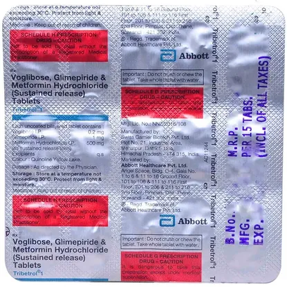 tribetrol 1mg tablet 15's